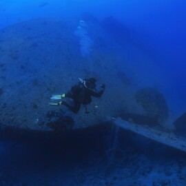 the famous shipwreck Thistlegorm